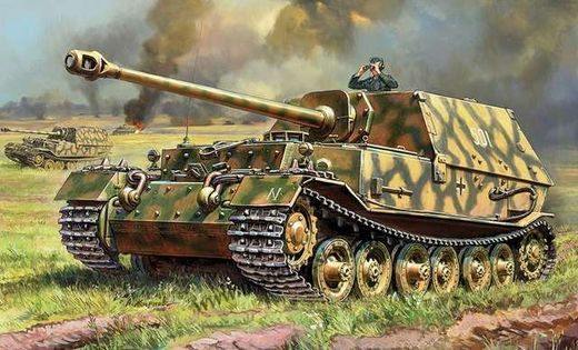 Maquette militaire : Sd.Kfz.184 Ferdinand - 1/72 - Zvezda 05041