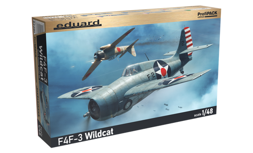 Maquette d'avion militaire : F4F-3 Wildcat 1/48 - Eduard 82201