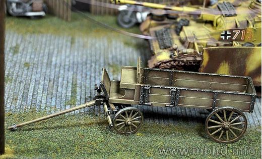 Maquette chariot : Charrette type ouest europeen- 1:35 - Masterbox 03562
