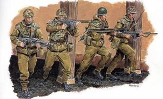 Figurine soldats : Parachutistes allemands 1/35 - Dragon 03021