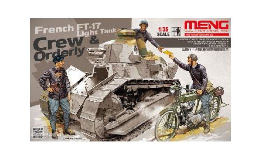 Figurines au 1:35 du FT-17 français 1917 - Meng Meng HS005
