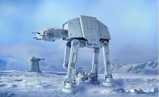 Maquette Star Wars : AT-AT - 40th Anniversary "L'empire contre-attaque" - 1:53 - Revell 05680, 5680 - face-maquette.fr