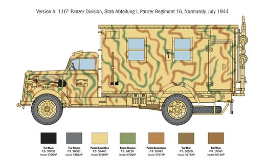 Maquette militaire : Opel Blitz - 1/35 - Italeri 6575 06575 - france-maquette.fr