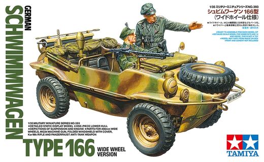 Maquette militaire : Schwimmwagen Type 166 1/35 - Tamiya 35393