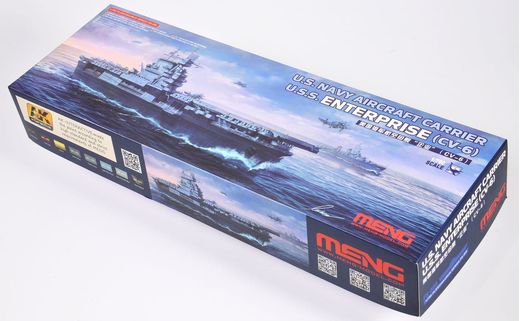 Maquette de bateau : U.S. Navy Aircraft Carrier U.S.S. Enterprise (CV-6) - 1/700 - Meng PS-005