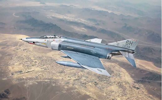 Maquette militaire US : RF-4 C/E Phantom II au 1/72 - Italeri 01477 1477