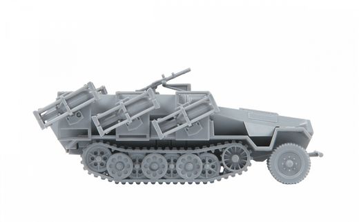 Maquette militaire : Sd.Kfz.251/1 Ausf.B Stuka zu Fuss - 1/100 - Zvezda 6243 06243