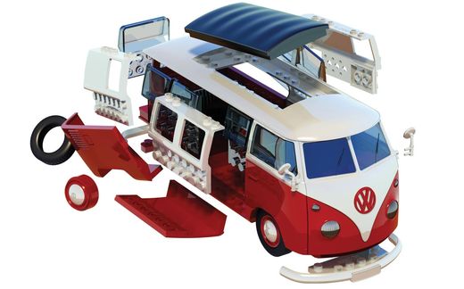 Quick Build - Maquette voiture : Volkswagen Camper Van - Airfix J6017