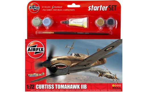 Maquettes avion militaire : Curtiss Tomahawk IIB - Airfix 55101