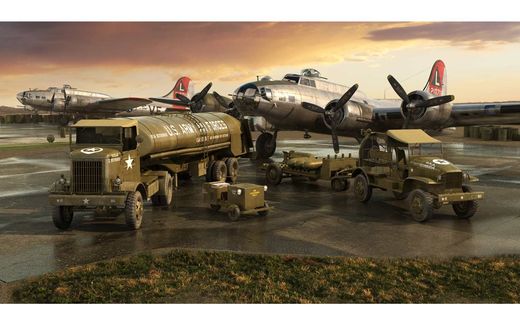 Maquettes militaire : WWII USAAF 8th Air Force Bomber Resupply - 1:72 - Airfix 06304