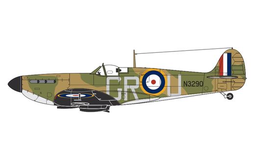 Maquette avion Supermarine Spitfire Mk.Ia - 1:72 - Airfix 01071B