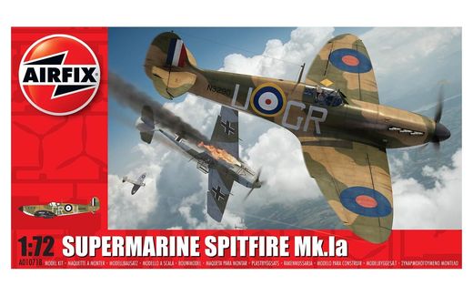 Maquette avion Supermarine Spitfire Mk.Ia - 1:72 - Airfix 01071B