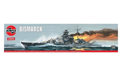 Maquette de navire militaire : Bismarck - 1:600 - Airfix 04204V