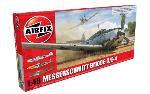 Maquette d'avion militaire : Messerschmitt Bf109E-3/E-4 - 1/48 - Airfix 05120B 5120B