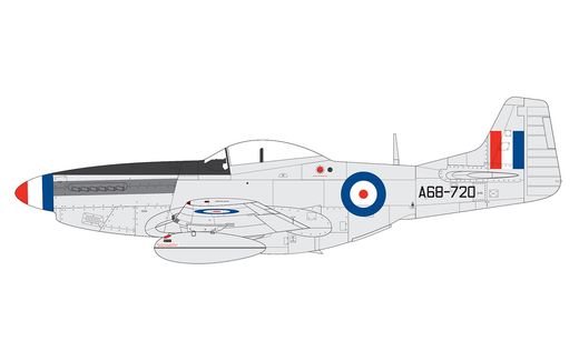 Maquette d'avion militaire : North American F-51D Mustang - 1/48 - Airfix 05136 5136