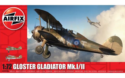 Maquette d'avion militaire : Gloster Gladiator MK,1 - 1:72 - Airfix 02052A 2052A