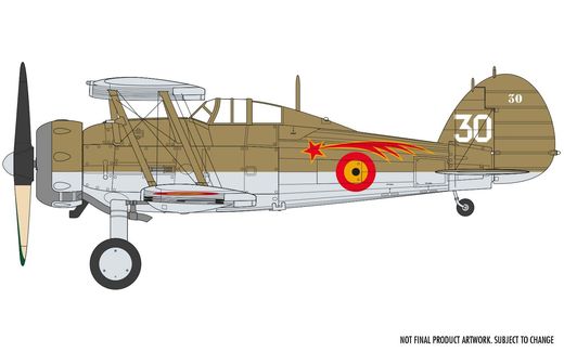 Maquette d'avion militaire : Gloster Gladiator MK,1 - 1:72 - Airfix 02052A 2052A