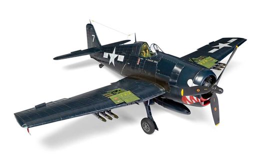 Maquette d'avion militaire :  Grumman F6F-6 Hellcat - 1:24 - Airfix 19004