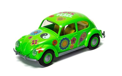 Maquette voiture de collection : Quick Build Volkswagen Beetle “Flower Power” - Airfix J6031