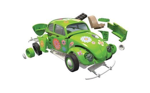 Maquette voiture de collection : Quick Build Volkswagen Beetle “Flower Power” - Airfix J6031