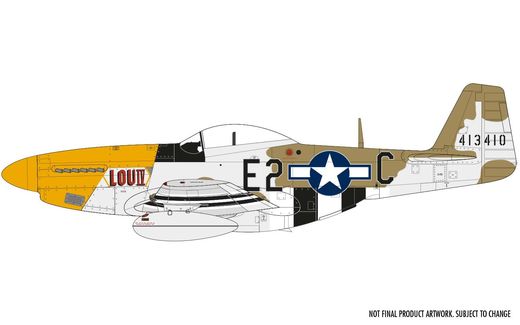 Maquette d'avion militaire : North American P-51D Mustang - 1/48 - Airfix 05138 5138