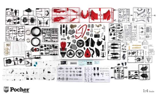 Maquette kit moto 1:4 de Pocher - la Ducati Superbike 1299 Panigale S