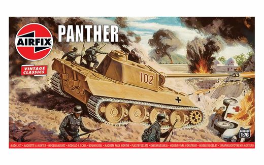 Maquette militaire : Panther Vintage - 1:76 - Airfix A01302V - france-maquette.fr