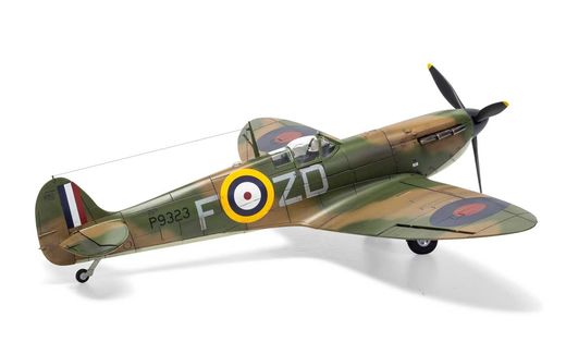 Maquette avion : Supermarine Spitfire Mk 1.a - 1:48 - Airfix 05126A 5126A - france-maquette.fr