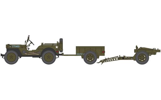 Maquette Willys MB Jeep - Airfix 55117