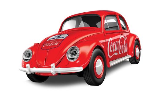 Maquette voiture : QUICKBUILD Coca Cola VW Beetle - Airfix J6048 - france-maquette.fr