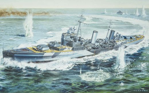 Maquette vaisseau : HMS Belfast - 1:72 - Airfix 50069 050069 - france-maquette.fr