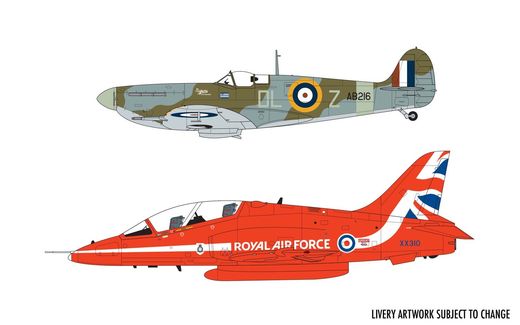 Maquette avion : Best of British Spitfire and Hawk - 1:72 - Airfix 050187 50187 - france-maqeutte.fr