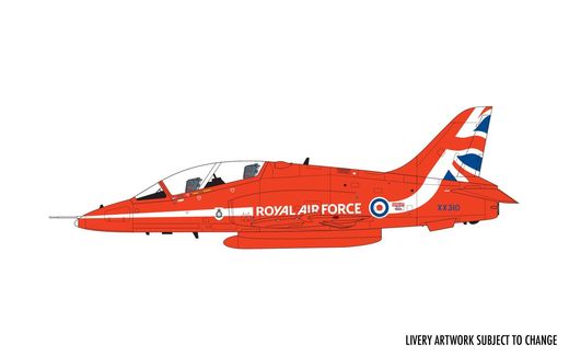 Maquette avion militaire : Small Beginners Set Red Arrows Hawk - 1:72 - Airfix 55002