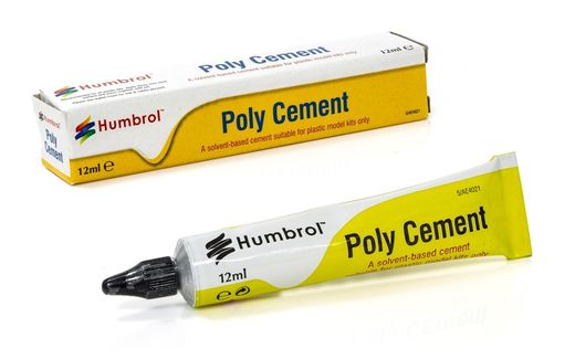 Outil de modélisme : Tube Poly Cement 12 ml - Humbrol AE4021 - france-maquette.fr