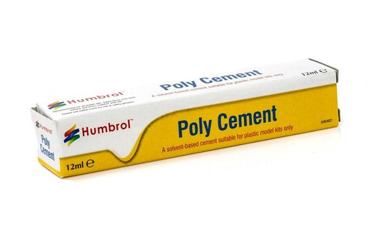 Outil de modélisme : Tube Poly Cement 12 ml - Humbrol AE4021 - france-maquette.fr