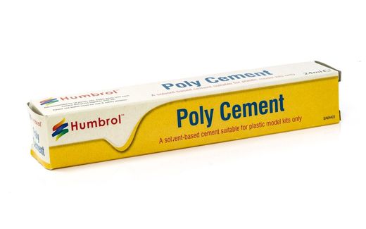 Outil de modélisme : Tube Poly Cement 24 ml - Humbrol AE4422 - france-maquette.fr