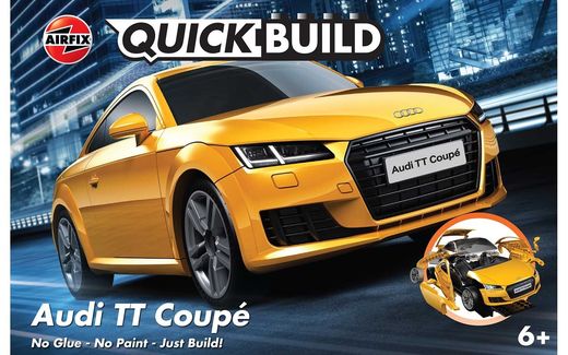 Maquette voiture : QUICKBUILD Audi TT Coupe - Airfix J6034 - france-maquette.fr