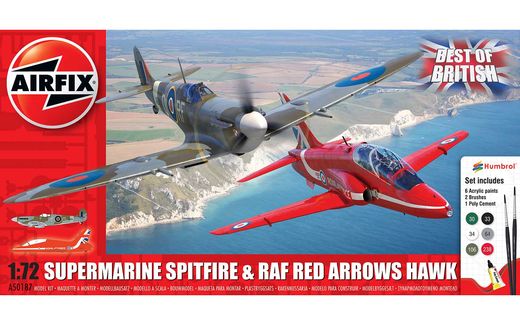 Maquette avion : Best of British Spitfire and Hawk - 1:72 - Airfix 050187 50187