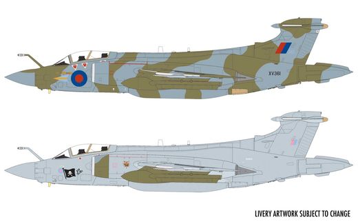 Maquette d'avion militaire : Blackburn Buccaneer S.2 RAF - 1:72 - Airfix A06022 06022