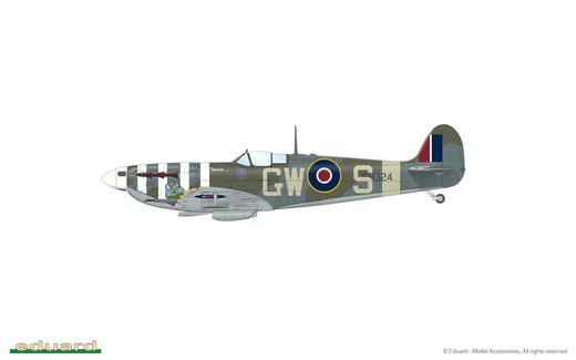 Maquette d'avion militaire : Spitfire Story The Sweeps Dual Combo - 1:48 - Eduard 11153