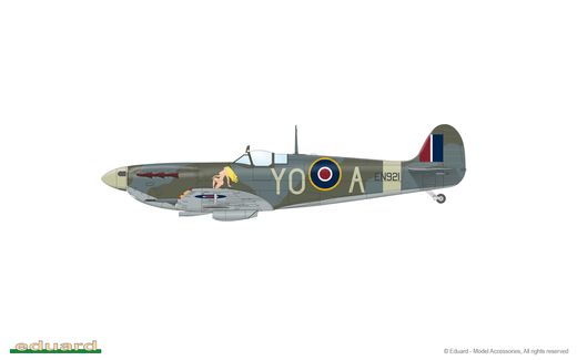 Maquette d'avion militaire : Spitfire Story The Sweeps Dual Combo - 1:48 - Eduard 11153