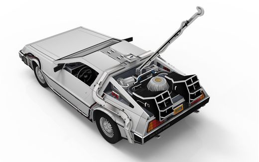 Voiture en Puzzle 3D : DeLorean "Retour vers le futur" - Revell 00221