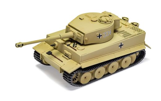 Maquette tank : Small Beginners Set Tiger 1 - 1/72 - Airfix 55004