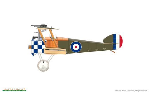 Maquette d'avion militaire : Sopwith 2F.1 Camel 1/48 - Eduard 82173