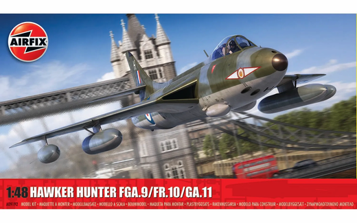 Maquette avion : Hawker hunter FGA.9/FR.10/GA.11 1/48 - Airfix A09192