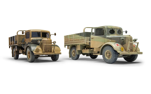 Maquette de véhicule militaire : WWII British Army 30-cwt 4x2 1/35 - Airfix 01380