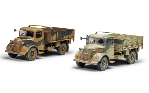 Maquette de véhicule militaire : WWII British Army 30-cwt 4x2 1/35 - Airfix 01380