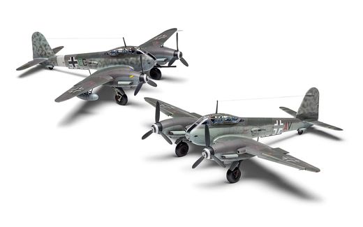 Maquette d'avion militaire : Messerschmitt Me410A-1/U2 & U4 1/72 - Airfix A04066