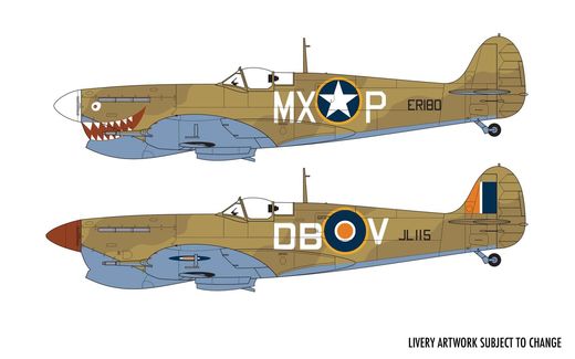 Maquette avion militaire : Supermarine Spitfire Mk Vc - 1:72 - Airfix 02108 A02108 - france-maquette.fr