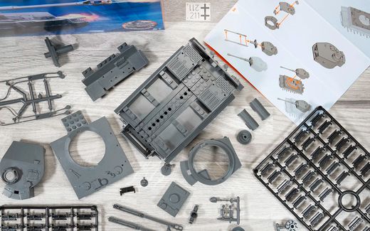 Maquette militaire : Quickbuild Char Tiger I - Airfix J6041